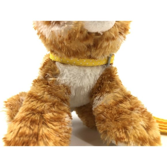 Small Pet Adjustable Harness & Leash, Safety Walking Lead (Yellow Polka dot) - Picture 4 of 5